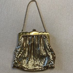 Vintage Whiting & Davis Gold Mesh Evening Purse